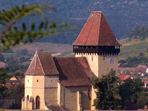The fortified church in Ighisu Nou