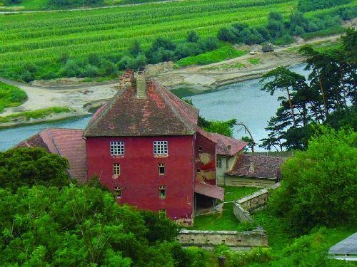 The Red Tower Castle, painted with the blood of the Turks.