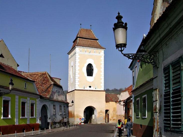 The Steingasser Tower in Mediaș