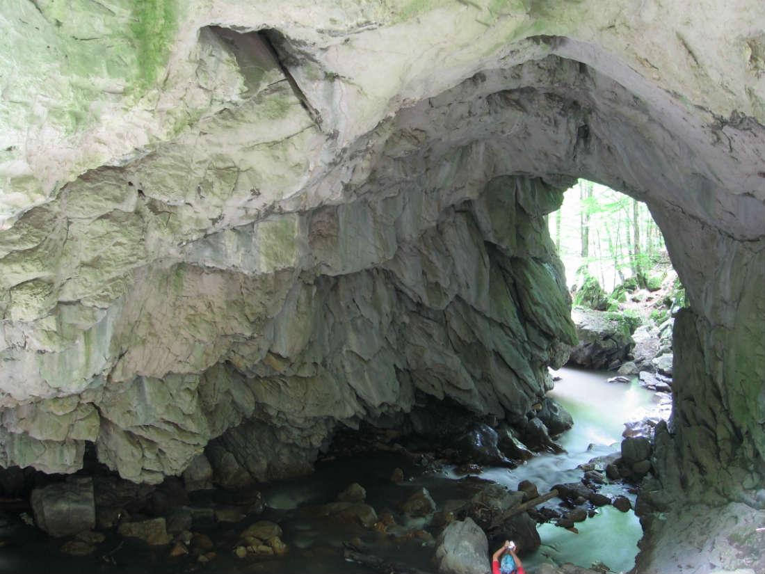 The natural bridge at Grohot, the little-known wonder of Transylvania.