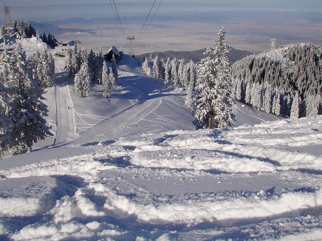 Ski in Transylvania. Brașov County