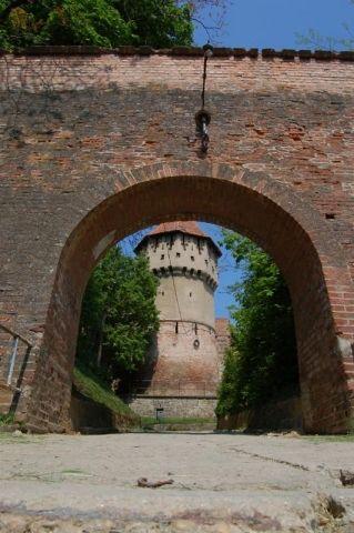The Archers' Tower in Sibiu, built over 600 years ago.