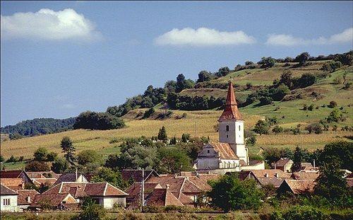 The village of Agârbiciu, a place where numerous archaeological discoveries have been made.